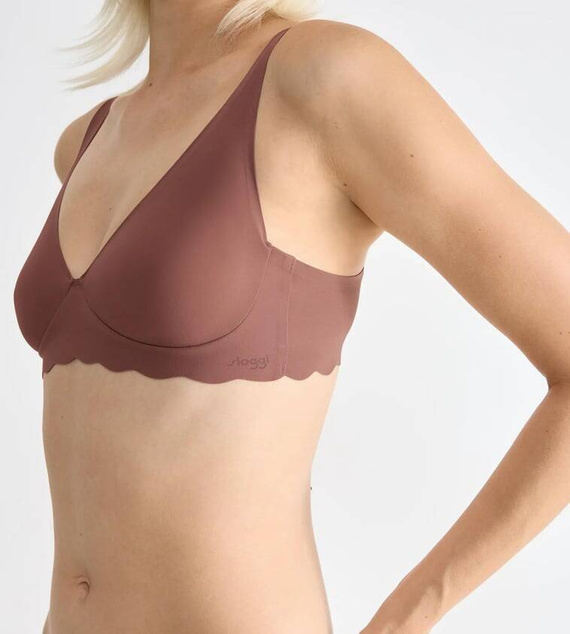 Miękki biustonosz Braletka Zero Microfibre 2.0 Soft bra Sloggi - Cameo