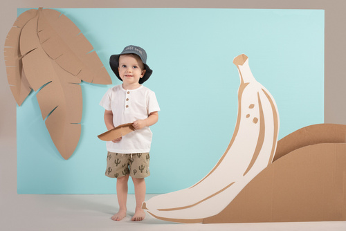 T-shirt polo Free Soul Pinokio - ecru