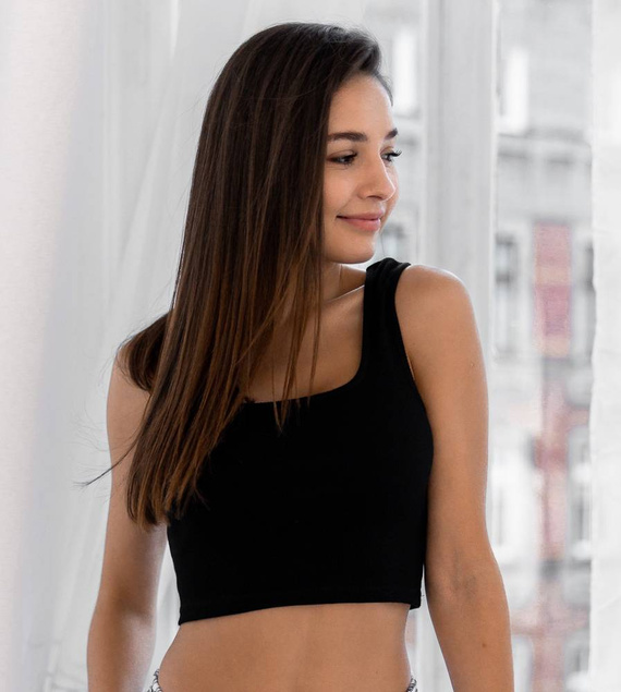 Top Valia Black Sensis - czarny