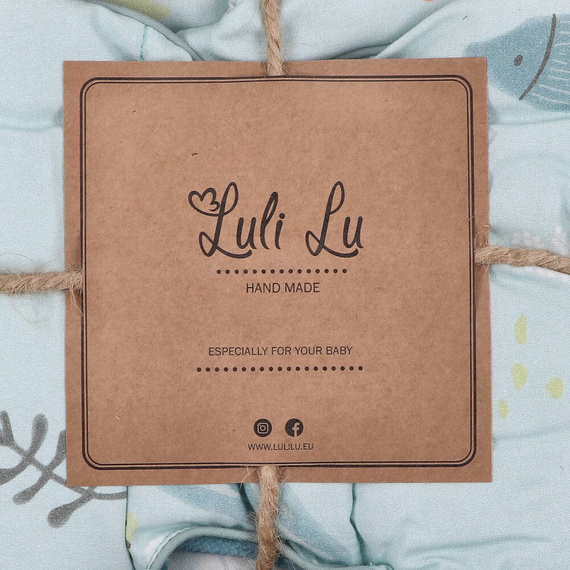 Śpiworek niemowlęcy z poduszką LUL-0033 Rybki Luli Lu