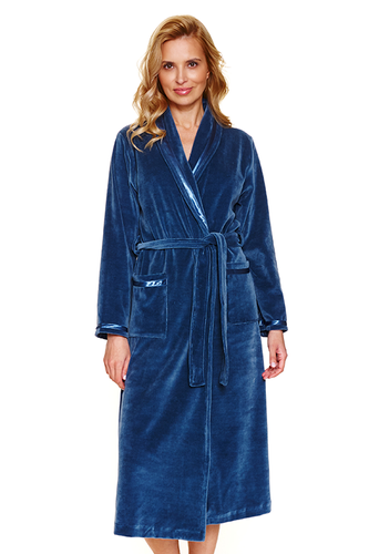 SWO.1078 Szlafrok damski Doctor Nap - deep blue