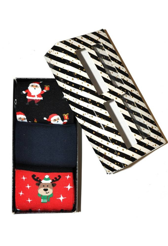 Skarpety Męskie Zestaw Świąteczny Milena mix kolor