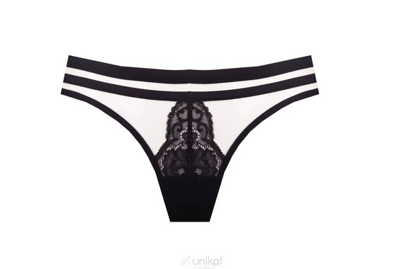 Stringi damskie Beatrice Unikat czarny