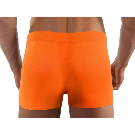 Bezszwowe bokserki męskie BM07 Solar Sesto Senso - pomarańczowy