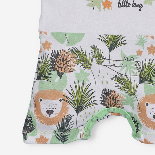 Rampers bawełniany Lion Nini  