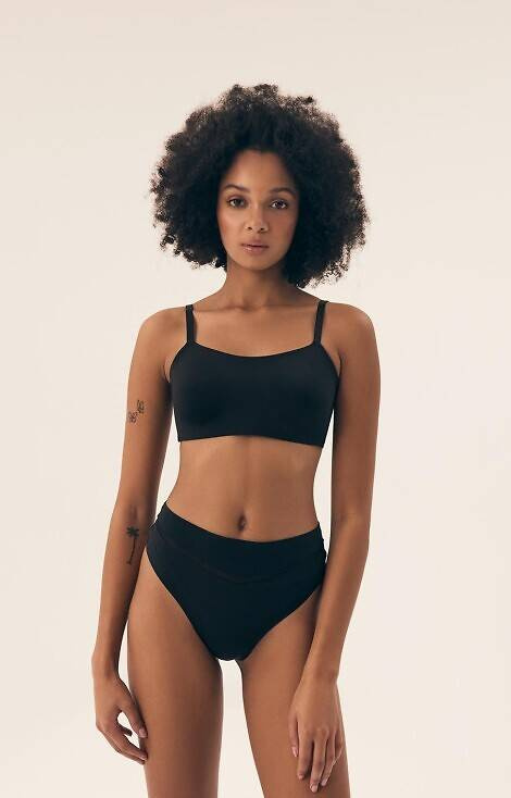 Stringi damskie 43670 Fleda Henderson beżowy - czarny