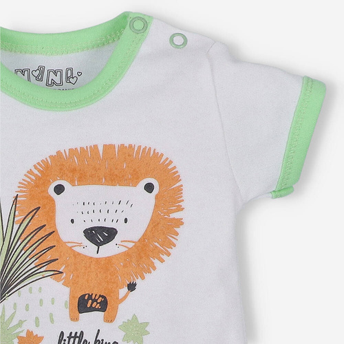 Rampers bawełniany Lion Nini  