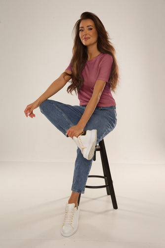 Bluzka z krótkim rękawem 698 Freya De Lafense - jagoda