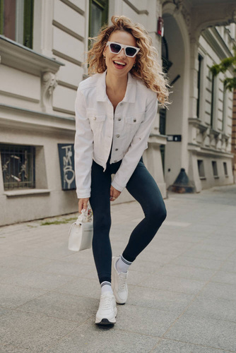 Legginsy damskie Seamless leggins free Gabriella czarny 