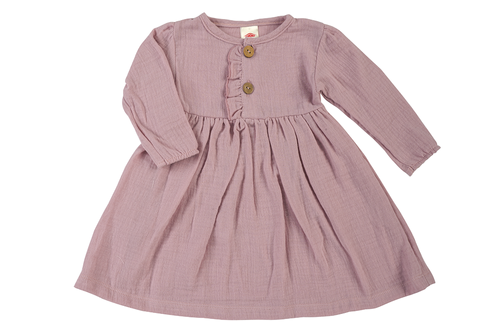 Sukienka muślinowa  "Just Muslin" Makoma pudrowy róż