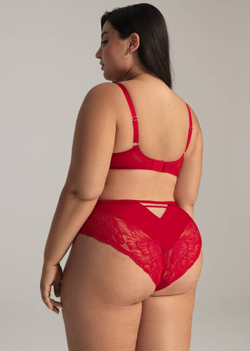 Miękki Biustonosz 1824/1    Ava czerwony