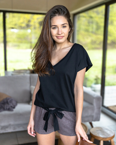 Sensis Piżama damska Susan Brown - brązowy