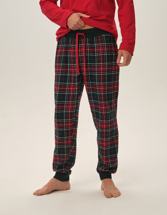 Piżama Męska 41914 Honest Henderson -czerwony