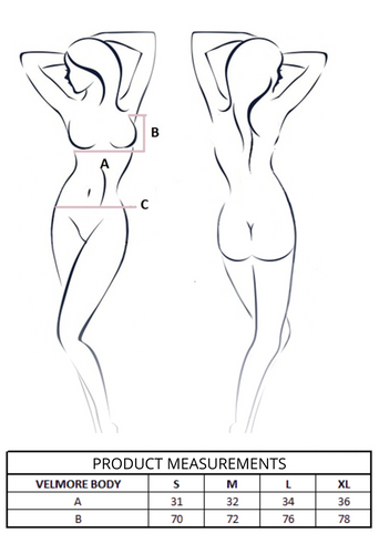 Body damskie Velmore Violet Passion fioletowe – kobiecy styl i elegancja