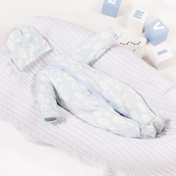 Czapka niemowlęca Bamboo Ewa Klucze - róż