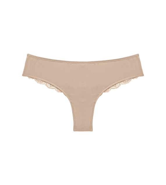Figi Damskie Lovely Micro Brazilian String Triumph beżowy