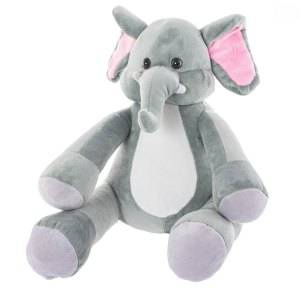 Słoń pluszowy Eurobaby szary