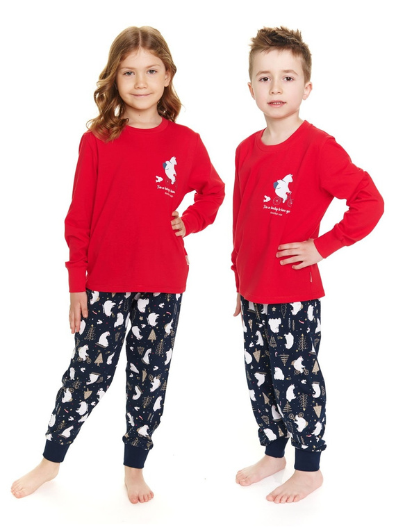 PDG.5264 "Frozen" Piżama dziecięca Unisex Doctor Nap - red