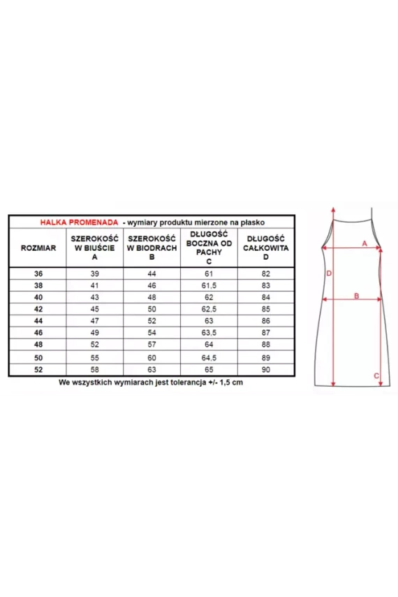 Koszula nocna damska 6275 Promenada Mewa- biała