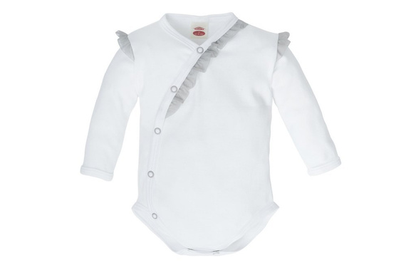 Body kopertowe z długim rękawem "WHITE ANGELO" Makoma druk