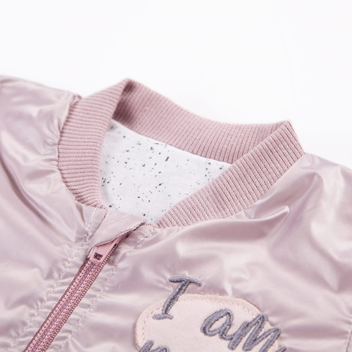 Kurtka bomberka na zamek Swan Ewa Klucze - róż 