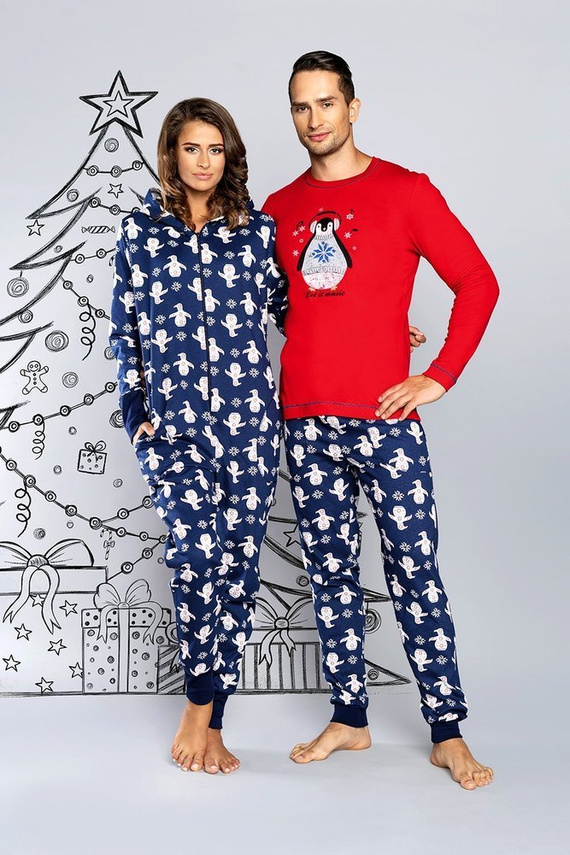 Nana Kombinezon Damski długi Italian Fashion - czerwony