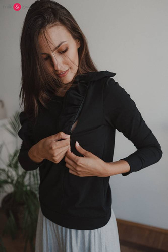 Bluzka do karmienia Milky Waves Milk&Love czarny