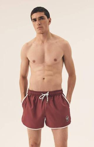 Kąpielówki męskie 42610 Raven Henderson - bordo