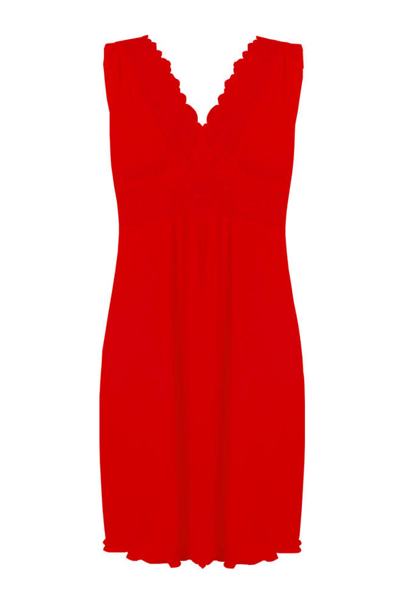 Zuza Koszulka nocna damska Dkaren - czerwony