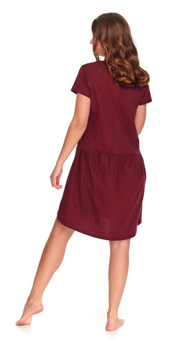 Koszula ciążowa i do karmienia 9445 Doctor Nap - sangria