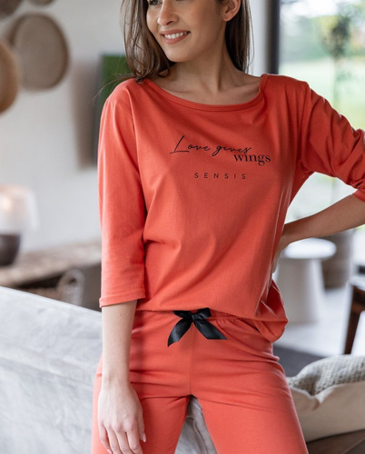 Sensis Piżama damska Hypnotic - rudy