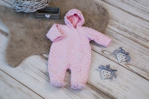 Minky kombinezon niemowlęcy Terjan - miętowy