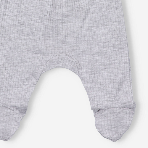 Lagarto Verde Półśpiochy z dzianiny prążkowej - Szary