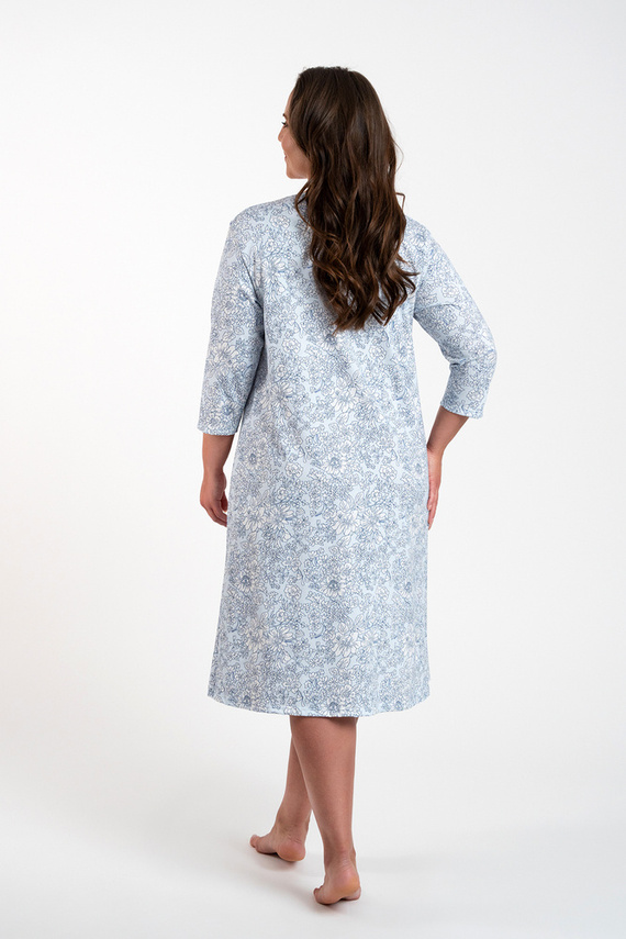 Koszula nocna damska Antonia Italian Fashion - druk niebieski