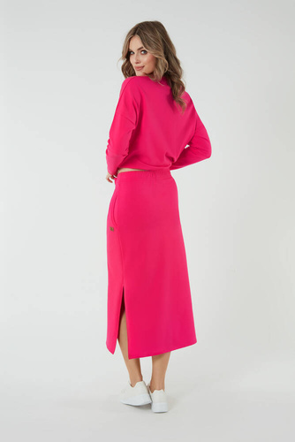 Spódnica damska maxi Stella Italian Fashion - fuksja 