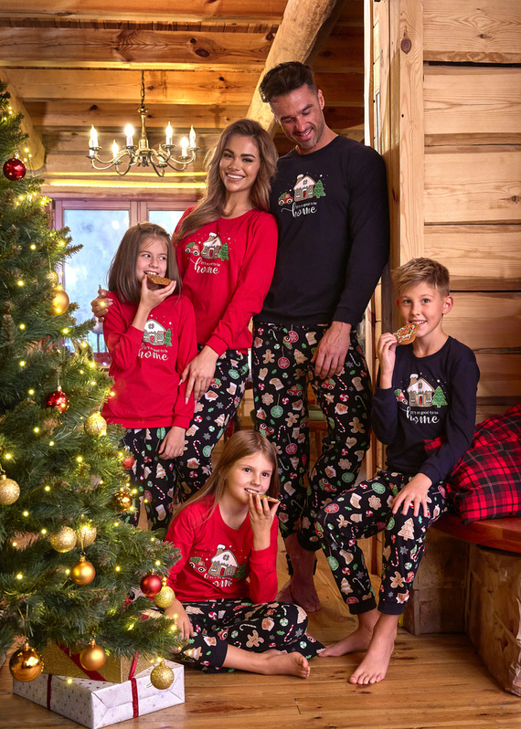 Piżama chłopięca 966/157 593/157 Home Home Cornette granatowy