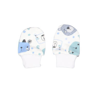 Niedrapki rękawiczki Miś z kropkami Martex