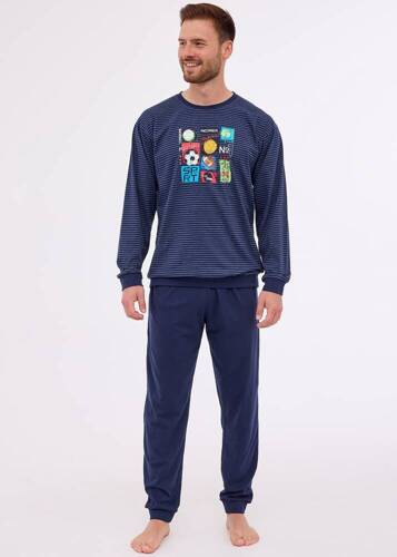Piżama męska 308/258 Winner Cornette granatowy