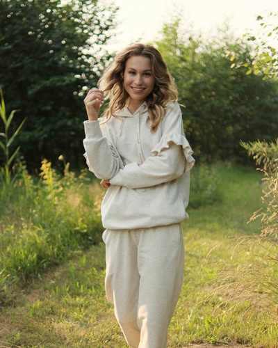 DRS.4308 Bluza dresowa Doctor Nap - salt pepper