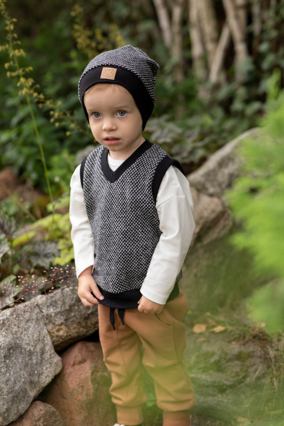 Kamizelka wciągana Le Tigre Pinokio - czarny