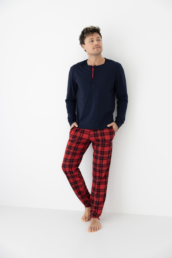 Piżama męska Xavier Sensis - granatowy