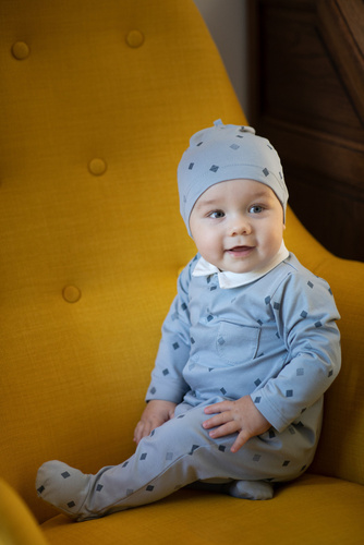 Czapka niemowlęca Charlie Pinokio - niebieski