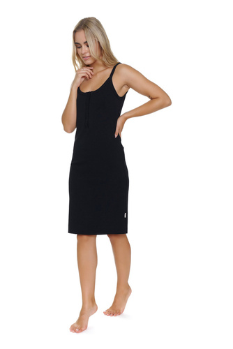 TM.5339 Koszula Nocna ciążowa i do karmienia Doctor Nap - black