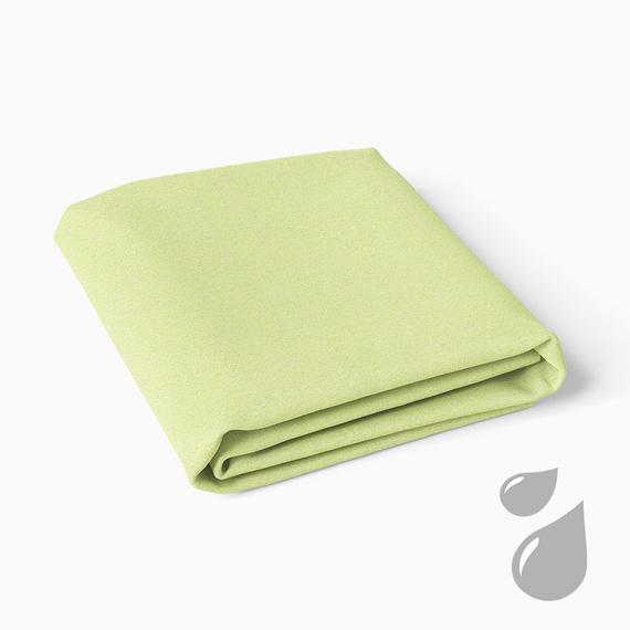 Prześcieradło dziecięce frotte, nieprzemakalne Eevi - jasny zielony