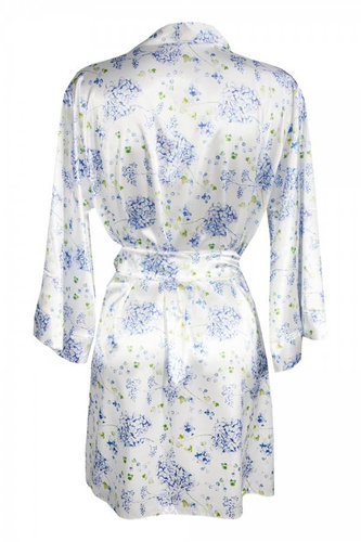 Podomka damska Flowers  DKaren - biały 002