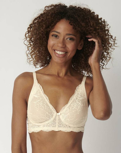 Biustonosz miękki bezfiszbinowy Amourette Charm N03 Triumph- kremowy