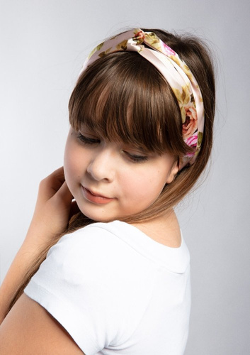 Opaska Flowers DKaren 03 biały