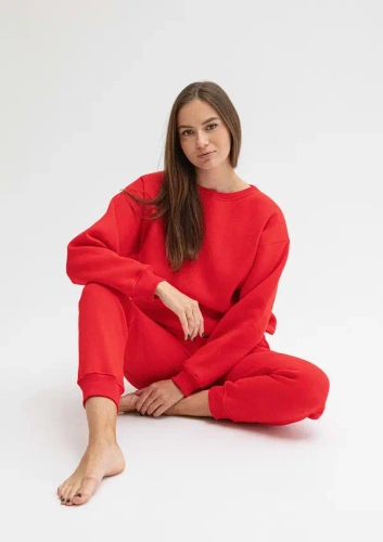 Bluza dresowa Rehema Dkaren - czerwony