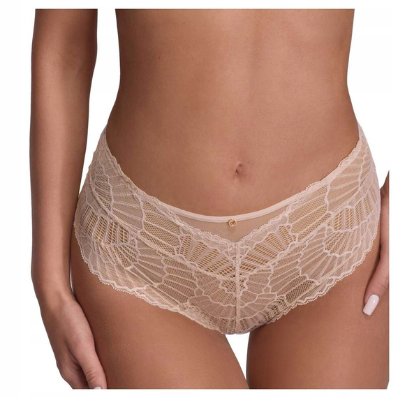Ava 2200/B Braziliany – eleganckie figi damskie z koronki i tiulu
