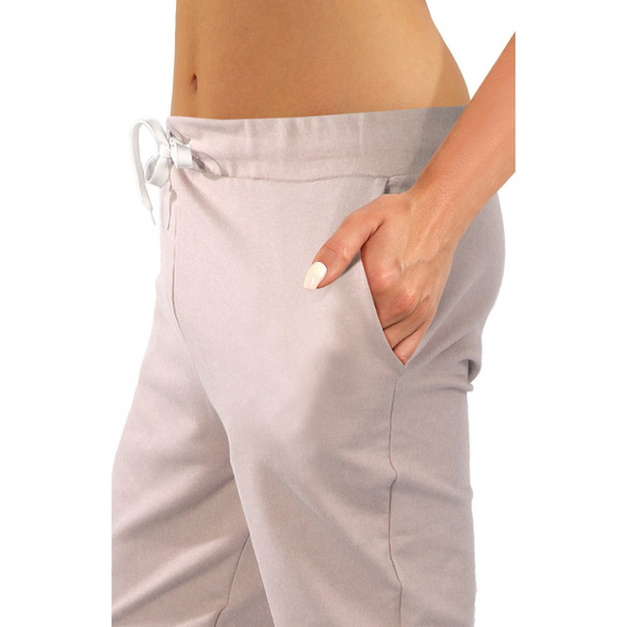 Spodnie dresowe damskie Mono Sesto Senzo różowy